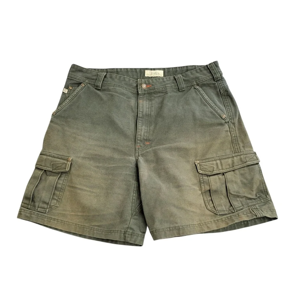Cabelas Carpenter Jeans Shorts Mens Size 44 Lot of 2 Cotton Cargo‎ Work Utility